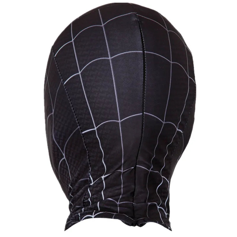 Kids Spider Mask Superhero Costume Spandex Lens Halloween Adults Party Game Performance Prop Cosplay Remy Miles Steel