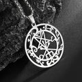 Stainless Steel Simple Personalized Spider Pendant Necklace Men and Women Fashion Party Pendant Jewelry Gift