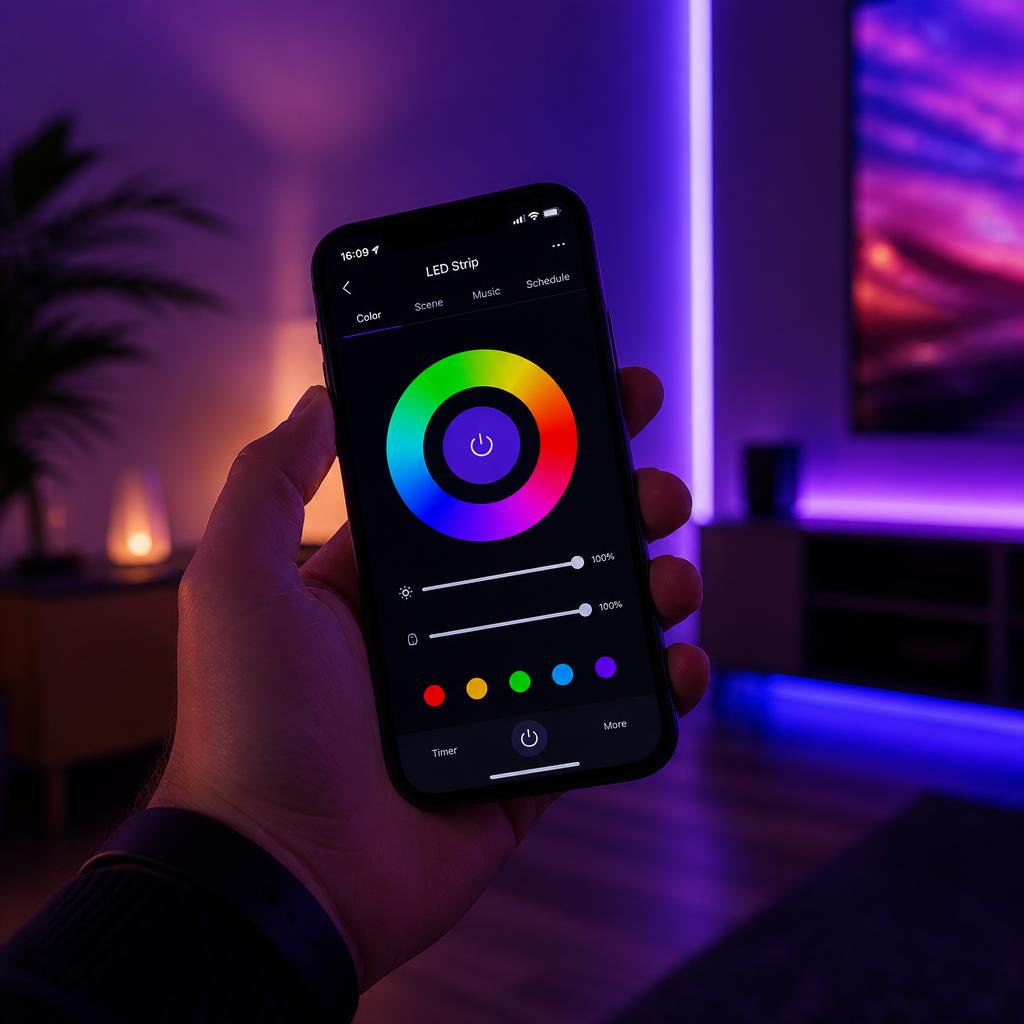 Tira de Luces LED RGB | App Bluetooth + Mando | 9 Tamaños